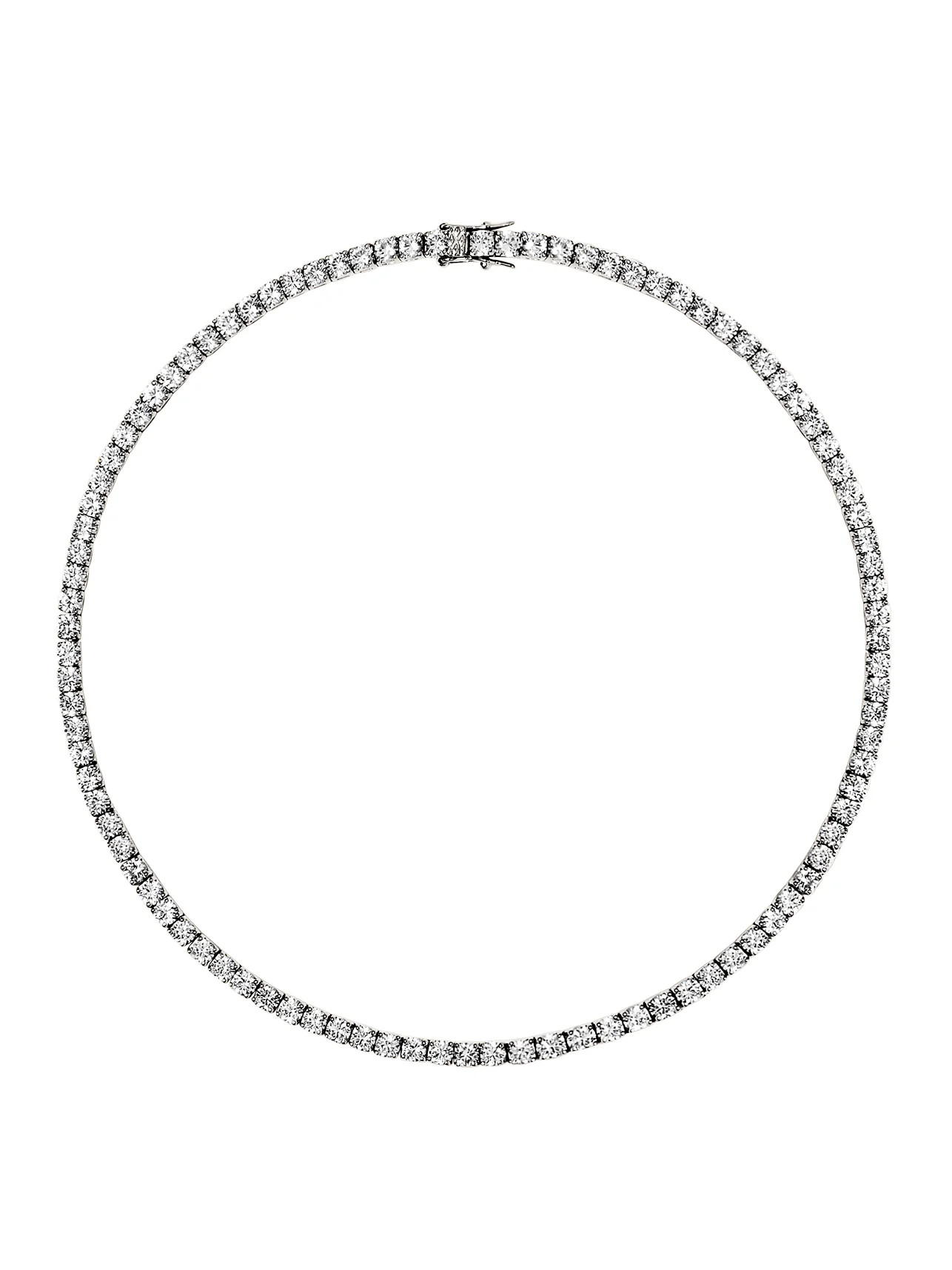 KATE RIVIÈRE NECKLACE IN 3.75MM LAB WHITE SAPPHIRE | Dorsey