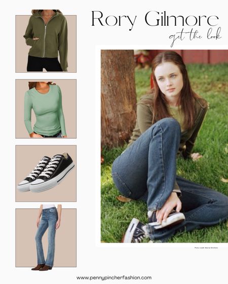 Rory Gilmore converse inspired outfit recreated using Amazon finds!

#LTKfindsunder100