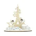 NLSDQEYdesktop Ornamentchristmas Wooden Ornaments Angel Tower Detachable Decoration For Christmas... | Walmart (US)
