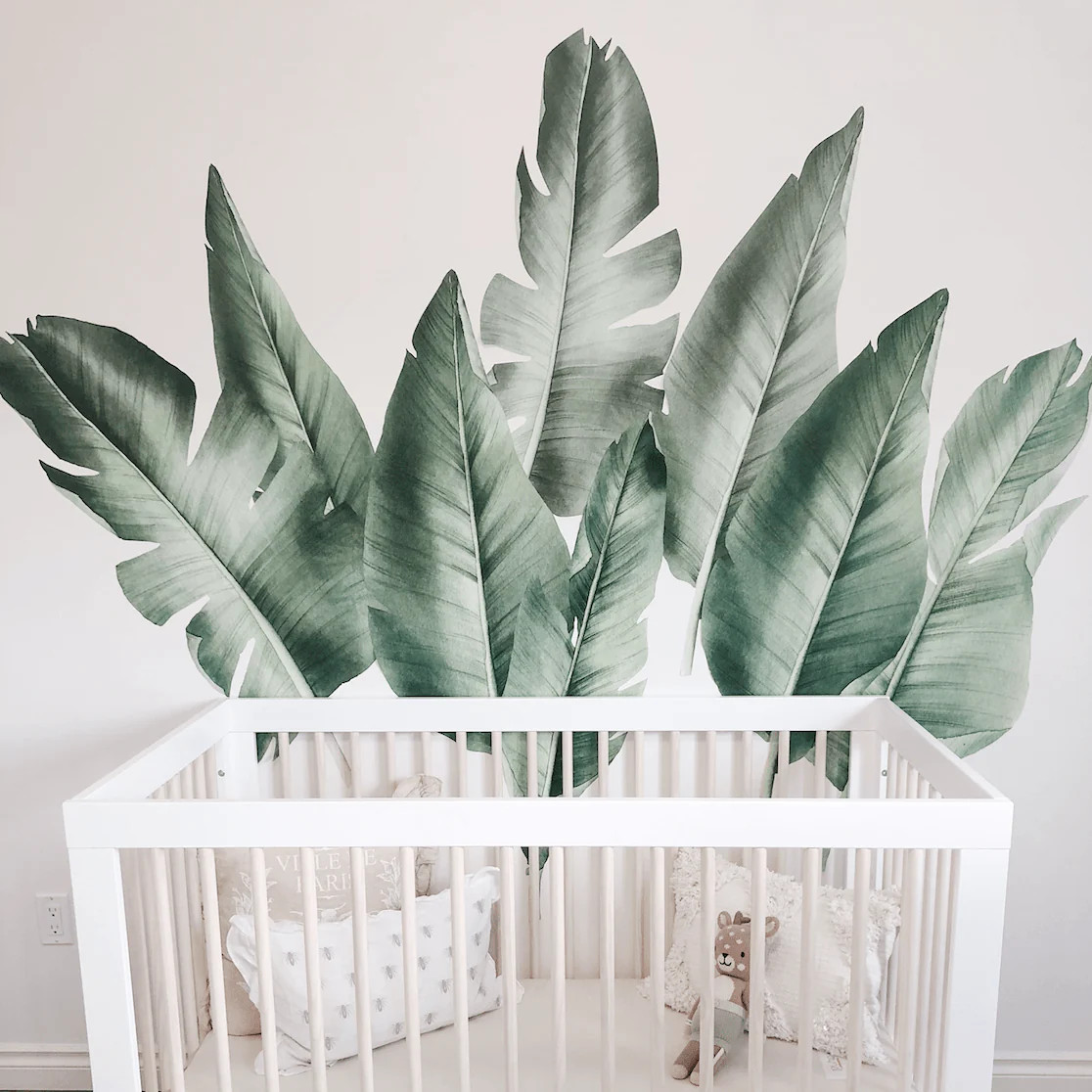 Tropical Leaf Wall Decal Stickers | Rocky Mountain Decals