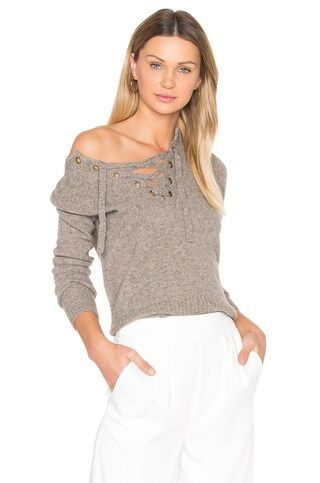 Lace Up Sweater | Revolve Clothing