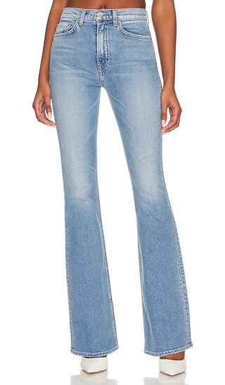 Carine High Stretch Flare in Cojo Bay | Revolve Clothing (Global)