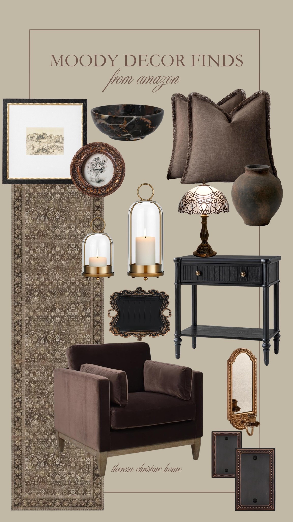 Moody decor finds from Amazon 🤎🖤 Amazon home, Amazon finds, moody decor, neutral home 

#LTKHome