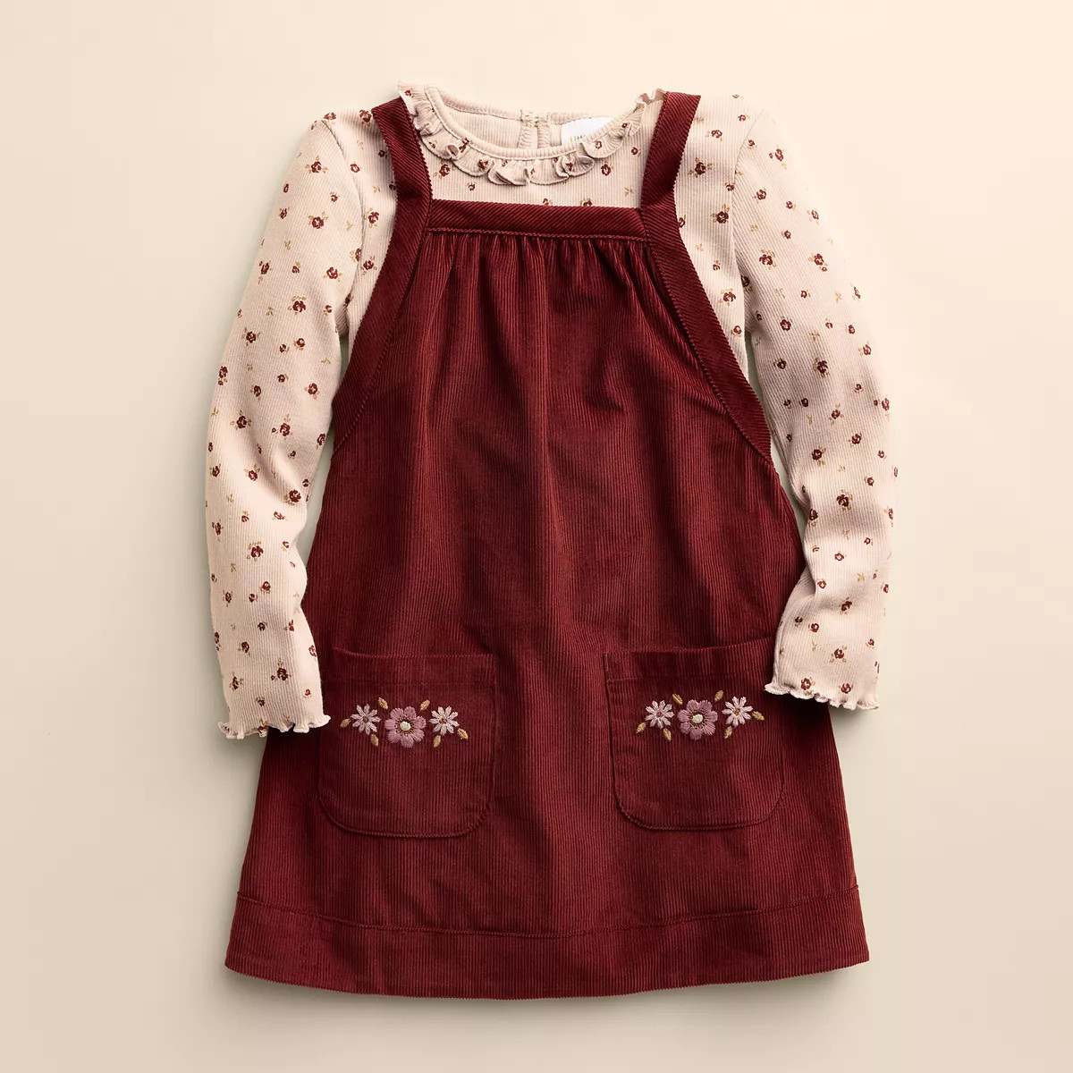 Baby & Toddler Girl Little Co. by Lauren Conrad Twirl Top & Jumper Set | Kohl's