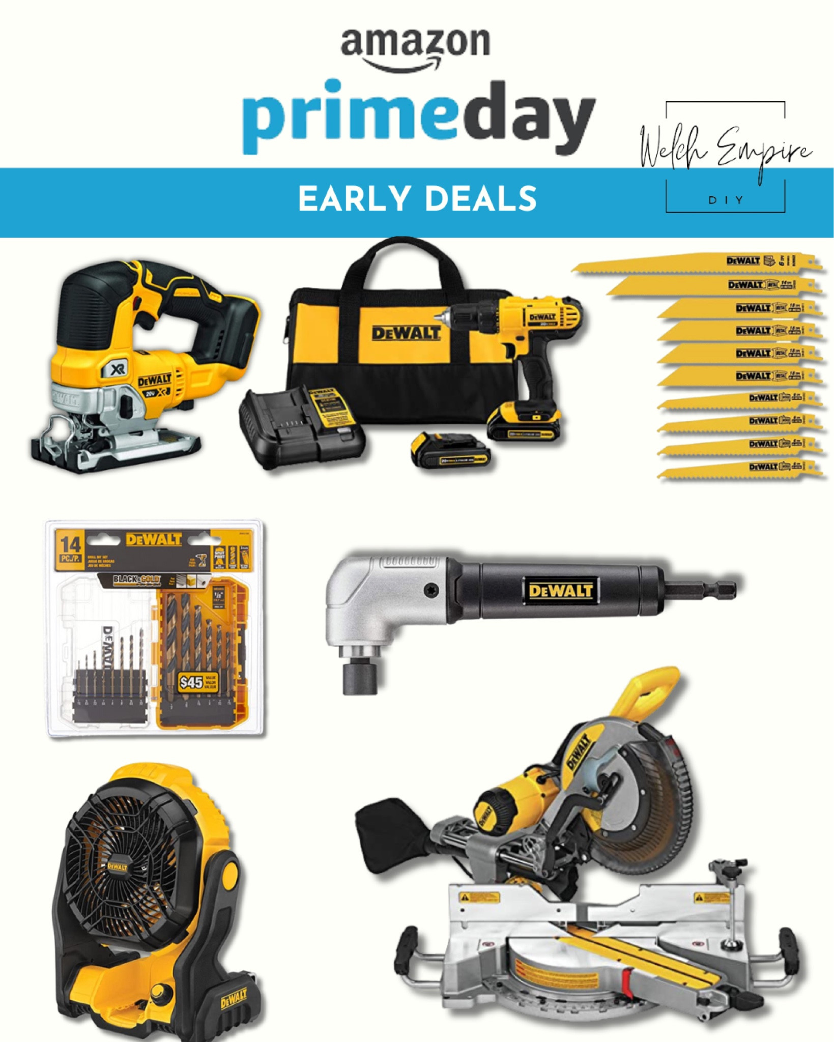 Early amazon prime day deals - Dewalt Tools! #amazon #primeday

#LTKsalealert #LTKfamily #LTKxPrimeDay