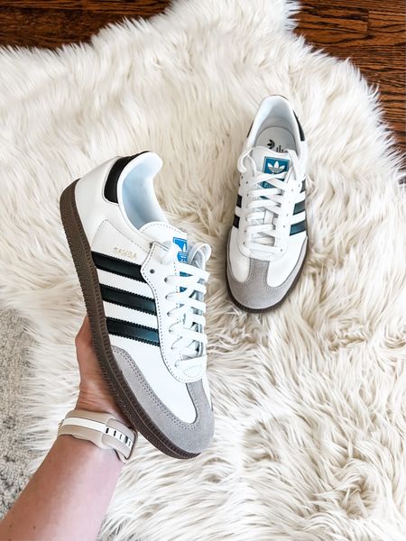 Got myself a pair of adidas Sambas and I totally get the hype! They are flat but do have some arch support built in. Fit true to size (they look small but surprisingly my true size fit perfectly).

#LTKFindsUnder100 #LTKShoeCrush