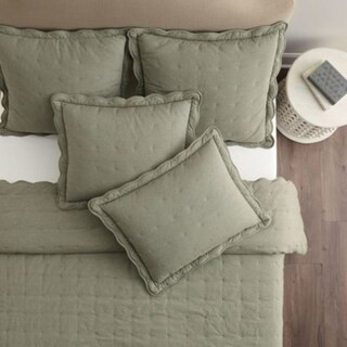 Lola Scalloped Quilted Bedding | Ballard Designs, Inc.