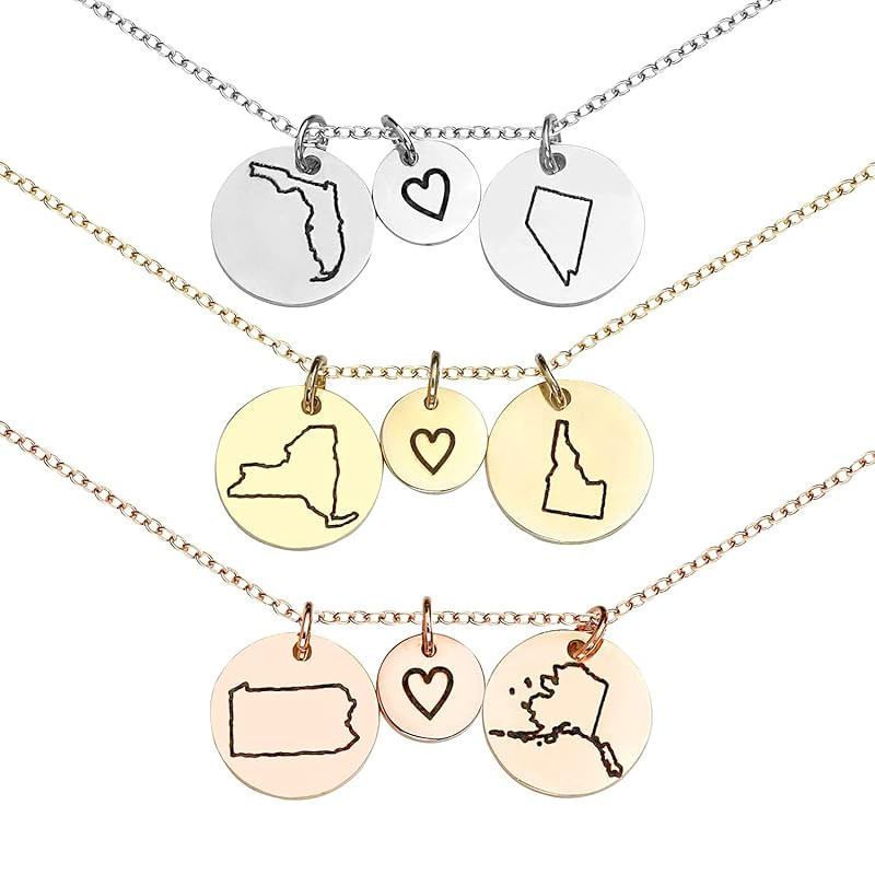 Best Friend Gifts Graduation Gift Personalized gift For Women Long Distance Friendship Jewelry St... | Amazon (US)