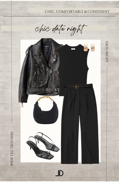 ✨Favorite for inspo later into spring. Mastering The Art Of Chic Styling 

Wide-leg trousers are a versatile wardrobe staple that can be dressed up or down depending on the occasion. Here are some tips to style them for a chic, minimal look for a date night: 

Choose a Neutral Color: Opt for neutral colors like black, white, beige, or grey to create a sleek and minimalist look. Pick a 

Fitted Top: Since the wide-leg trousers are loose and flowy, it's essential to balance the outfit with a fitted top. You can wear a tucked-in blouse, a bodysuit, or a fitted sweater to create a streamlined look. 

Add a Belt: Cinching your waist with a belt can help define your silhouette and add some structure to the outfit. 

Choose a simple leather or fabric belt in a neutral color to keep the look minimal. 

Accessorize with Minimal Jewelry: Keep your jewelry minimal and understated to complement the minimalistic vibe of the outfit. 

You can wear a delicate necklace, stud earrings, and a simple bracelet. Choose 

Classic Shoes: Classic shoes like pumps, loafers, or ankle boots can add some sophistication to the outfit. Stick to neutral colors and avoid anything too flashy or trendy. 

Keep Your Bag Simple: Choose a clutch or a shoulder bag in a neutral color that complements the outfit. Keep it small and simple, so it doesn't overpower the look. 

By following these tips, you can create a chic and minimal look with wide-leg trousers for your date night. 🥂Remember, always wear what makes you feel confident and comfortable while still being yourself. "Helping You Feel Chic, Comfortable and Confident." -Lindsey Denver 🏔️ 

Follow my shop @Lindseydenverlife on the @shop.LTK app to shop this post and get my exclusive app-only content!

#liketkit #LTKunder100 #LTKunder50 #LTKstyletip
@shop.ltk
https://liketk.it/432XG

#LTKunder100 #LTKstyletip #LTKunder50