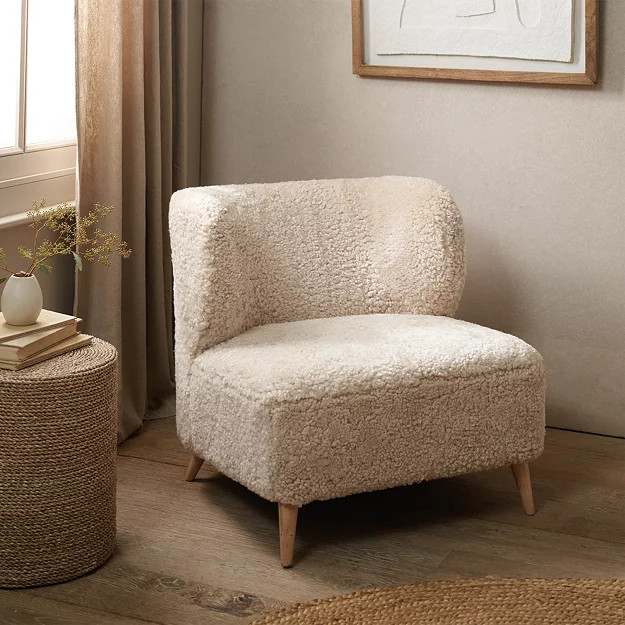 Calvert Sheepskin Chair | The White Company UK & ROW