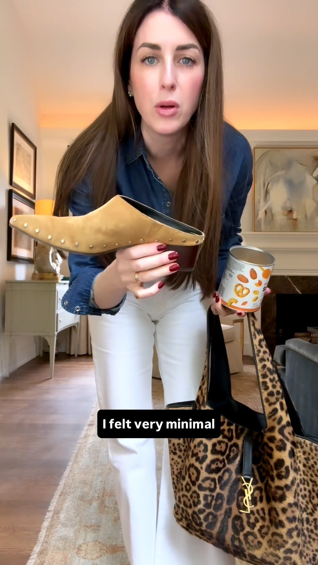 Wearing a small in the shirt and a 26 in the jeans.