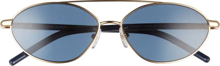 56mm Pilot Oval Sunglasses | Nordstrom