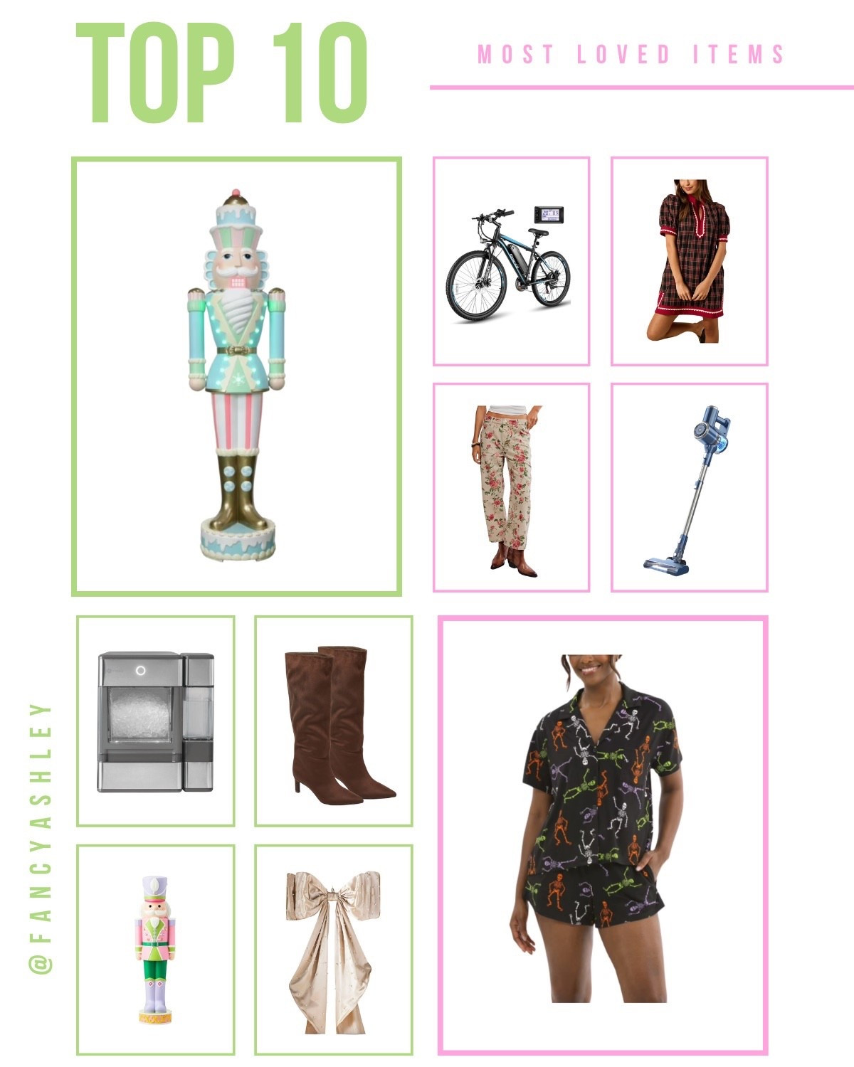 Your most loved from the week! Your top 10 for this week just dropped, and we've got some early holiday action happening, which I'm so excited about. The Walmart nutcrackers are so perfect holiday home decor add - both are high sell-out risk, along with the most gorgeous tree topper bow from Anthropologie. Love the Avara holiday dress and a good plaid situation! A few Walmart deals topped the list from last week's sale, but the good news is you can still grab the fab discount on the electric bike, stick vacuum, and my favorite kitchen accessory, the Nugget ice maker, which is an absolute must-have. Last but not least, cutest new boot find from Target - they look designer but are under $60!! Run, don't walk! Weekly favorites | holiday decor | nutcrackers | Walmart deals | Target boots | nugget ice maker | fall favorites | holiday finds

#LTKHome #LTKStyleTip #LTKSeasonal