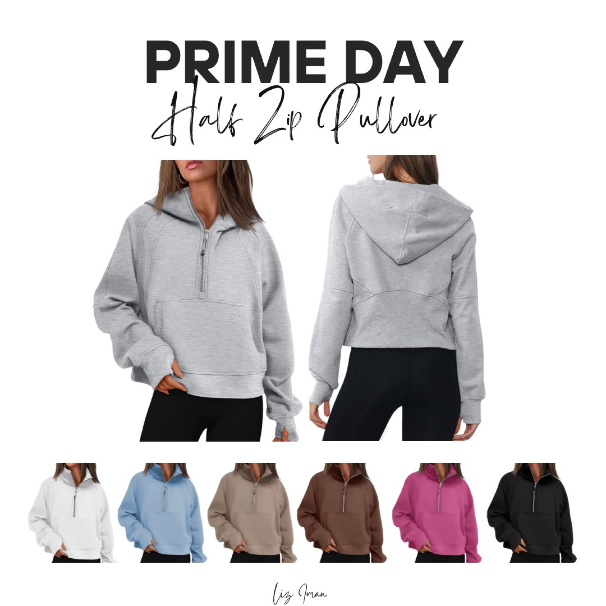 LRIME DAY DEAL!! This scuba hoodie dupe is so soft and I love the thumb holes, loose fit and that it comes with or without a hood. 

For reference: 5’1”, 125lbs, athletic build. I wear a size medium and it’s a loose fit  #LTKxPrimeDay #LTKFitness

#LTKsalealert