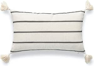 Hofdeco Modern Boho Moroccan Indoor Outdoor Lumbar Pillow Cover ONLY for Backyard, Couch, Sofa, N... | Amazon (US)