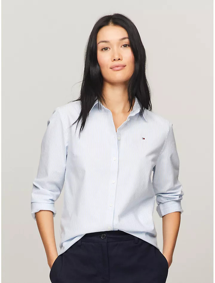 Regular Fit Stripe Shirt | Tommy Hilfiger | Tommy Hilfiger (US)