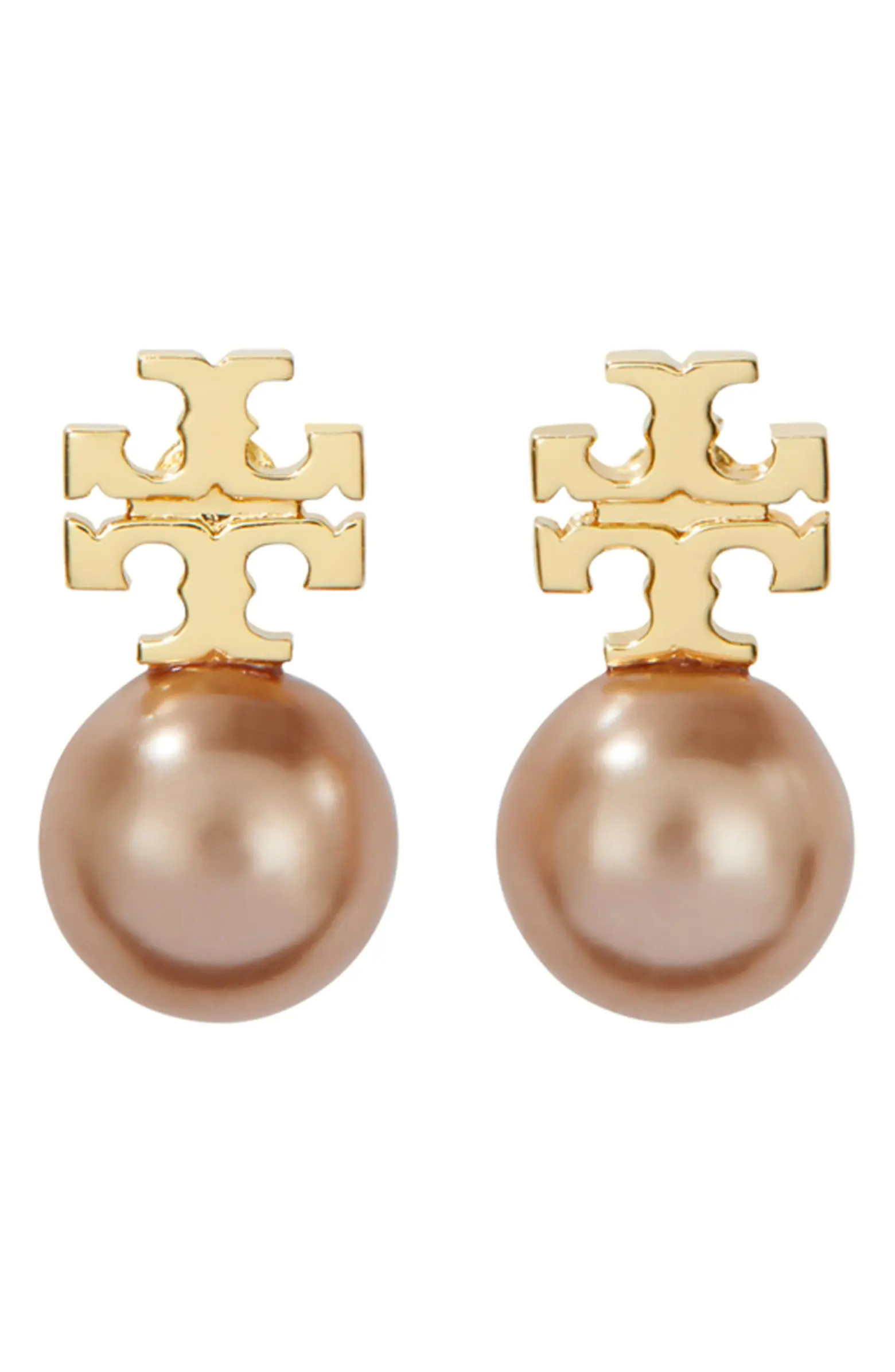 Tory Burch Faux Pearl Stud Earrings | Nordstrom | Nordstrom