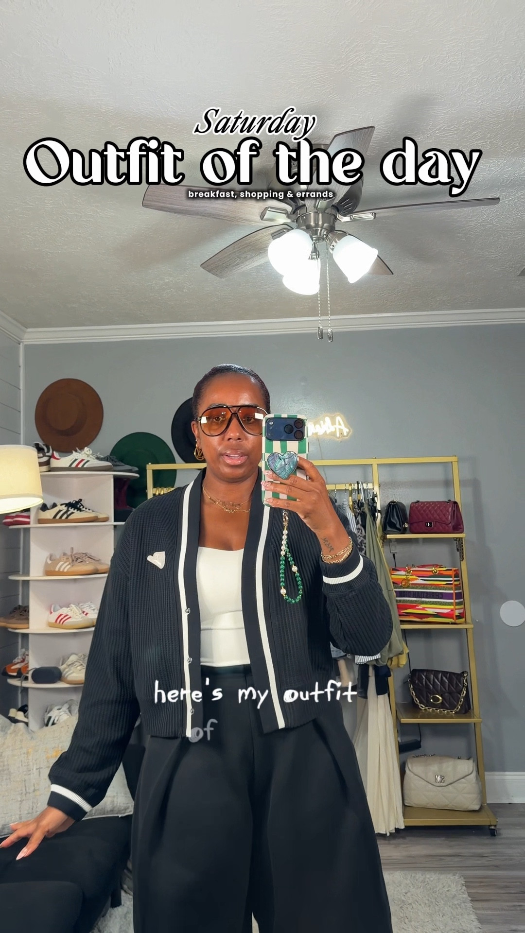 Saturday = soft life errands 🤎✨  
Running around grabbing last-minute vacay finds, stopping for a cute breakfast, and just taking my time because… why rush?  

Comfy, chic, and put together enough to bump into somebody you know 😌  
This is my kind of weekend uniform — easy layers, relaxed fit, and still giving style.

SIZING REFERENCE/stats- 5’5”, 165 lbs, size 10

#ootd #weekendstyle #errandoutfit #comfychic #casualstyle #over40style #momstyle #everydayoutfit #airportstyle #traveloutfit #styleover40 #effortlessstyle #amazonfashion #walmartfashion #chiccasual 