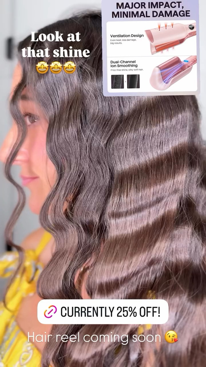 @wavytalkofficial  Hair reel coming soon 😘  Look at 
that shine 
🤩🤩🤩