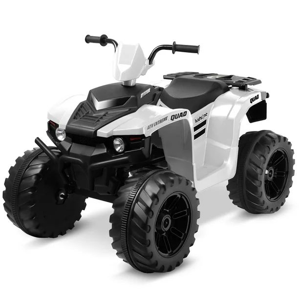 Kidzone 12V Battery Powered Electric Ride-On ATV Toy Vehicle for Kids Ages 3-7 DIY License Plate,... | Walmart (US)