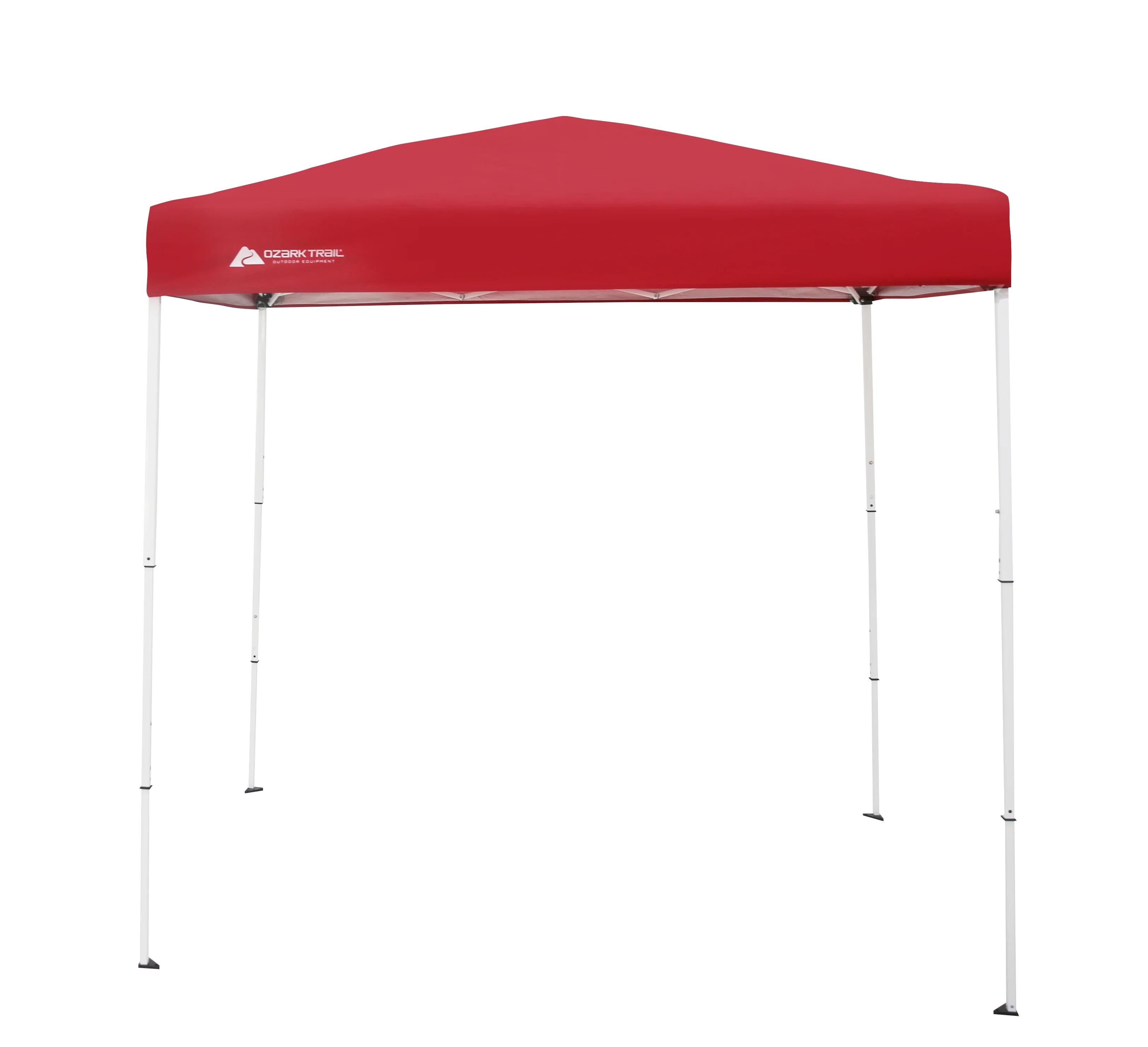 Ozark Trail 4' x 6' Instant Straight Leg Pop-up Canopy, Outdoor Shading Shelter, Brilliant Red | Walmart (US)