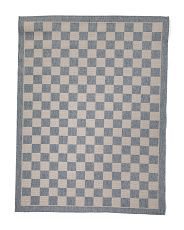 Made In Turkey 5x7 Outdoor Checkered Rug | Marshalls