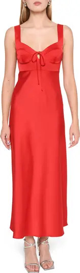 Siren Satin Midi Dress | Nordstrom