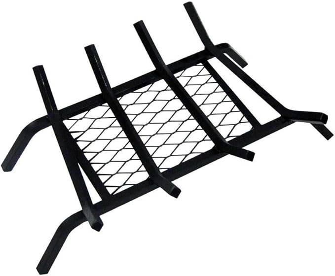 Landmann 9718S4 1/2" Steel 18" w/Ember Retainer 4 Bars, Zero Clearance Fireplace Grate, Black | Amazon (US)