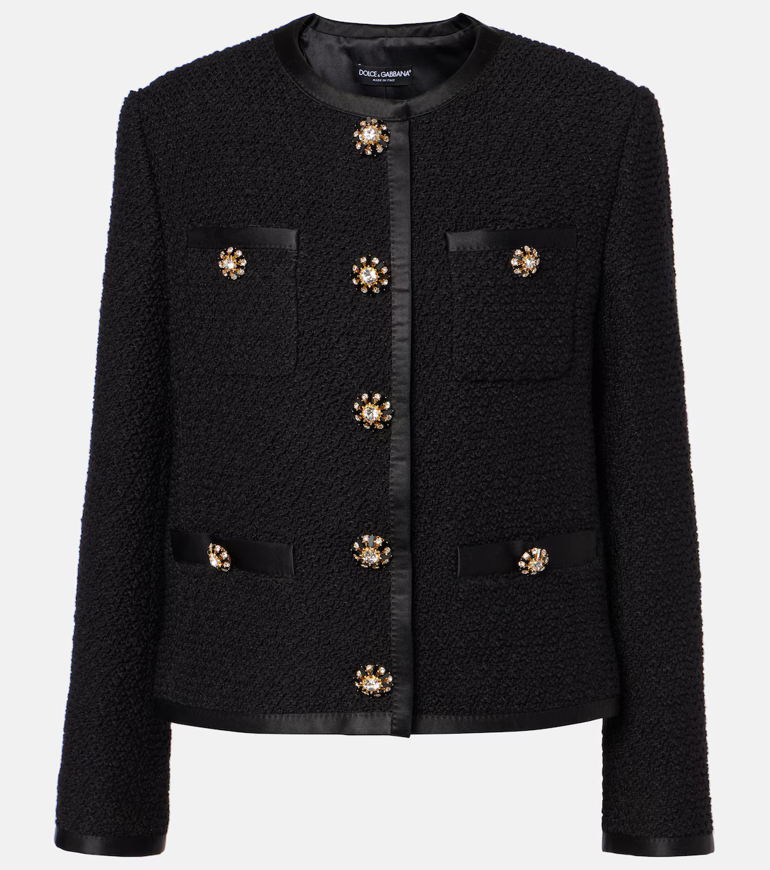Wool and silk-blend tweed jacket | Mytheresa (INTL)