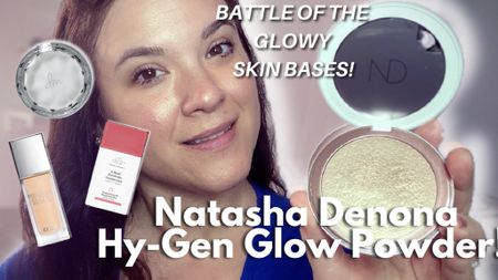 The new Natasha Denona Hy Gen Skincare Infused Glow Powder! And a battle of the brands. How does it compare to other trending glowy skin bases on the market: Dior Forever Glow Star Filter, Danessa Myricks Wet Dew Balm, Drunk Elephant Drops, Loreal Lumi Glow, Elemis Superfoods, YSL Nu Glow in Balm & Mac Strobe Cream! 

#LTKbeauty