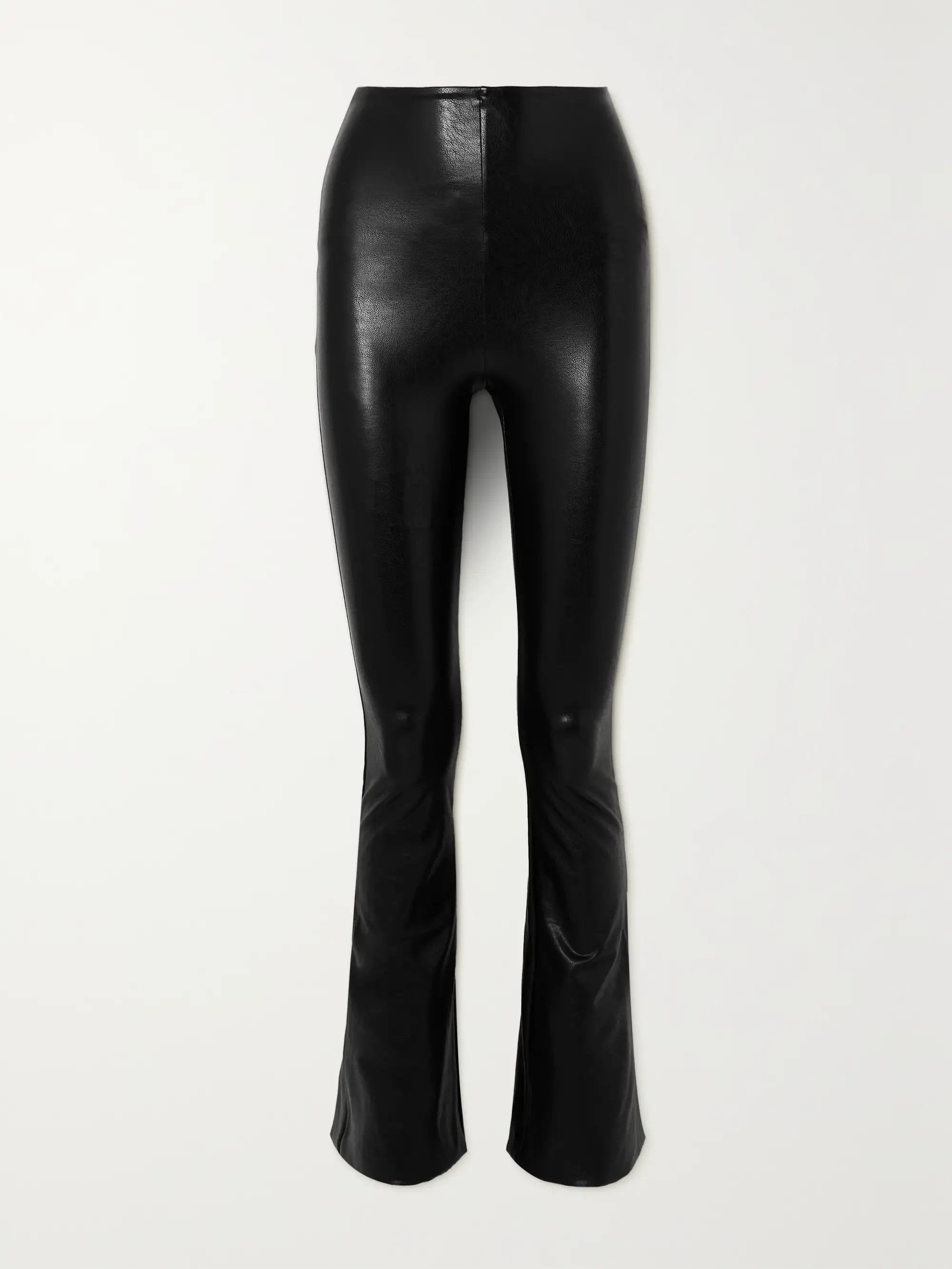 Faux stretch-leather flared pants | NET-A-PORTER (UK & EU)