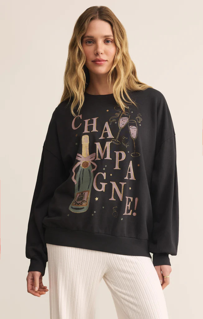 Celebrate Champagne Sweatshirt | Z Supply