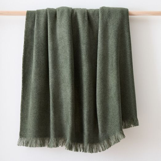 Brushed Woven Throw | West Elm (US)