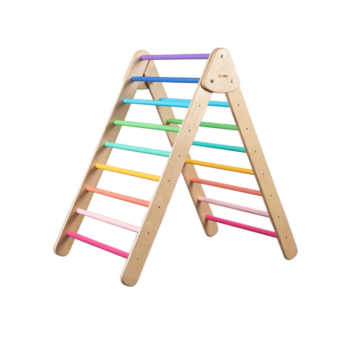 Wiwiurka Foldable Climbing Triangle (Color: Pastel, Size: Medium) | The Tot
