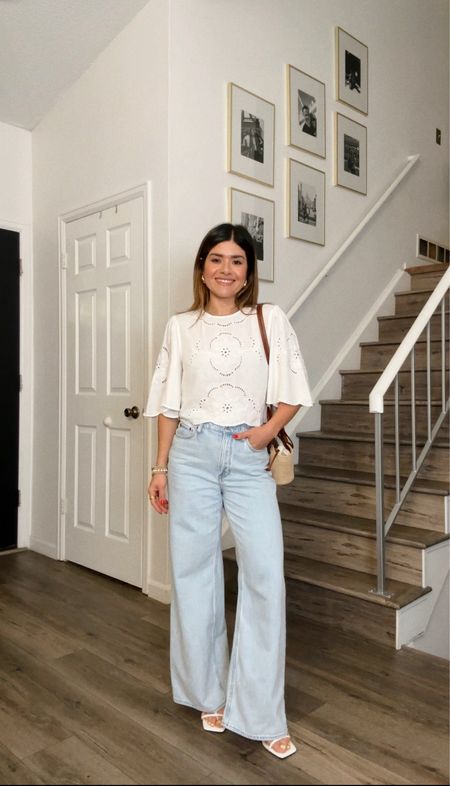 Another way to style these cute jeans!! Take 20% off my outfit right now! 
Top size xs
Jeans size 25
Abercrombie jeans, Abercrombie, loose jeans, wide leg jeans, crop top, summer outfits

#LTKSaleAlert #LTKFindsUnder100 #LTKStyleTip