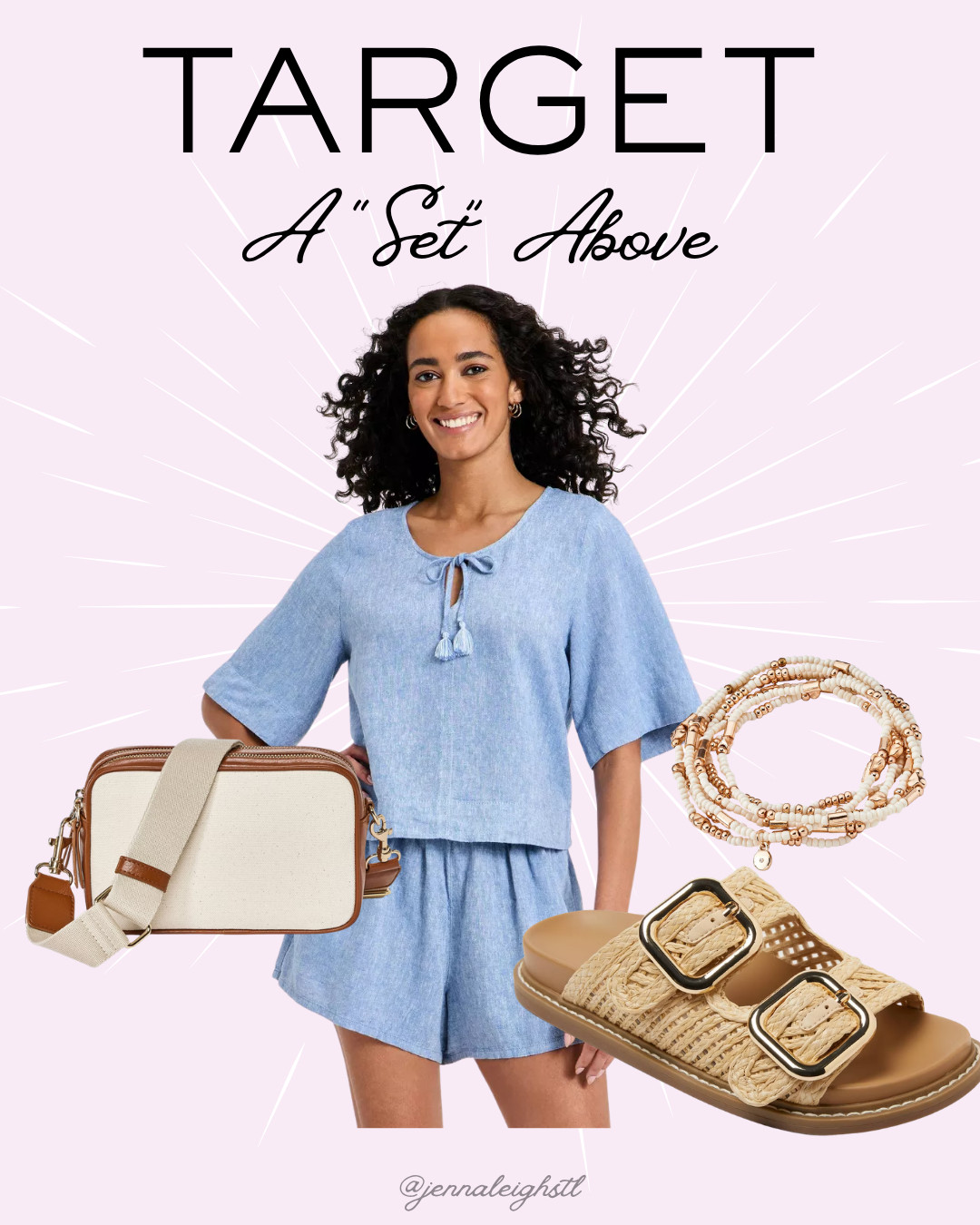 A “set” above from Target. This Universal Thread set is such an easy outfit and comes in a couple other fun prints, perfect for mixing style and comfort. 

 #LTKootd #LTKSeasonal #LTKMidsize