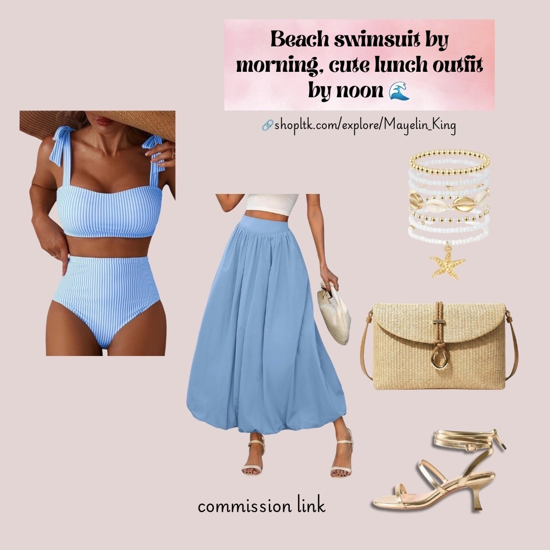 vacation outfits beach
Beach swimsuit by morning, cute lunch outfit by noon 🌊


beach vacation outfit • swimsuit outfit • beach to lunch outfit • swimsuit styling • vacation wardrobe • beachwear fashion • resort wear • beach outfit ideas • summer vacation style • travel outfit inspiration

#LTKootd #LTKSeasonal #LTKSwim