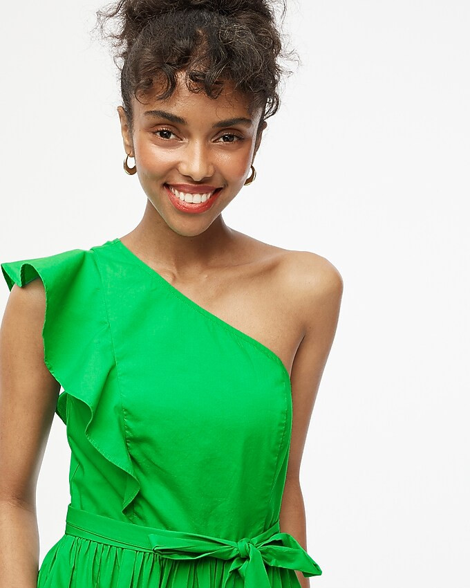One-shoulder midi dress | J.Crew Factory