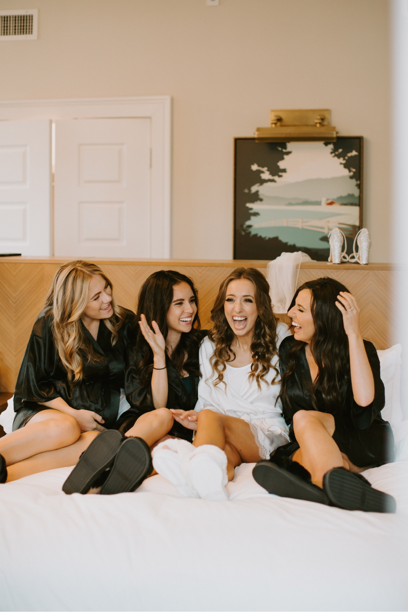 Mine & My Bridesmaids Getting Ready Robes & Slippers for the morning of my Wedding Day 🤍💍

#LTKbeauty #LTKstyletip #LTKwedding