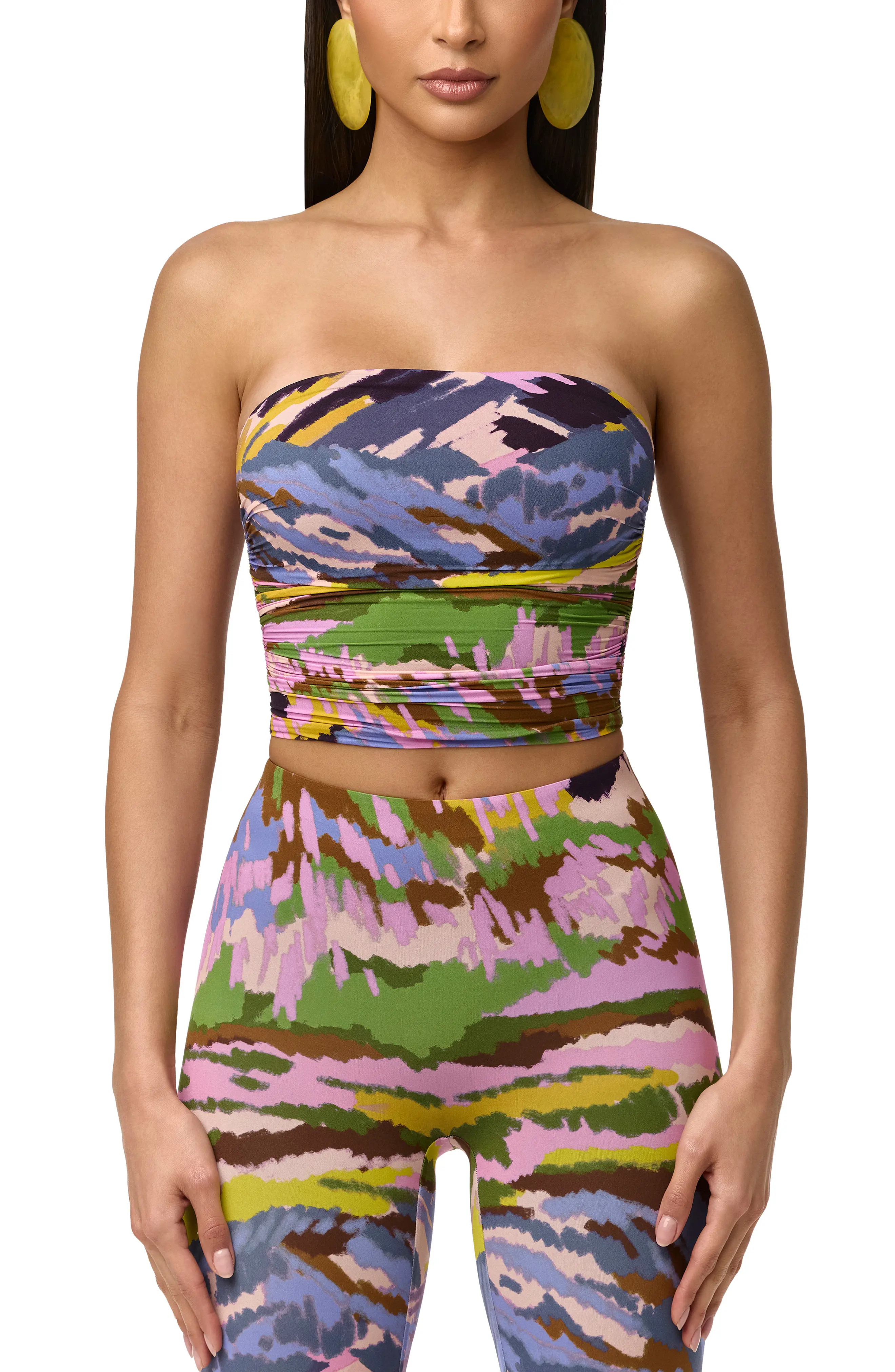 Printed Crop Tube Top (Women) | Nordstrom | Nordstrom
