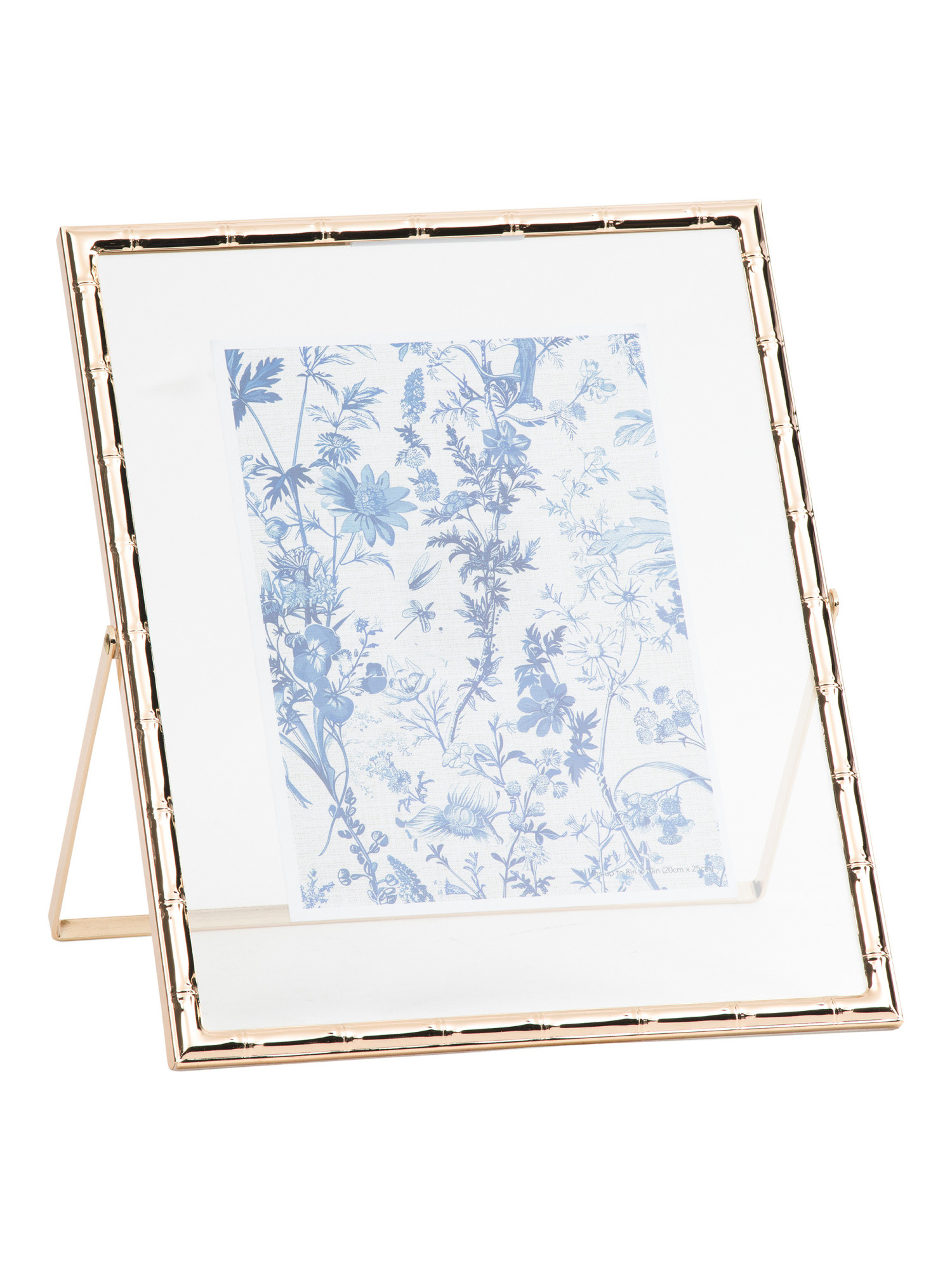 8x10 Bamboo Metal Easel Tabletop Picture Frame | TJ Maxx