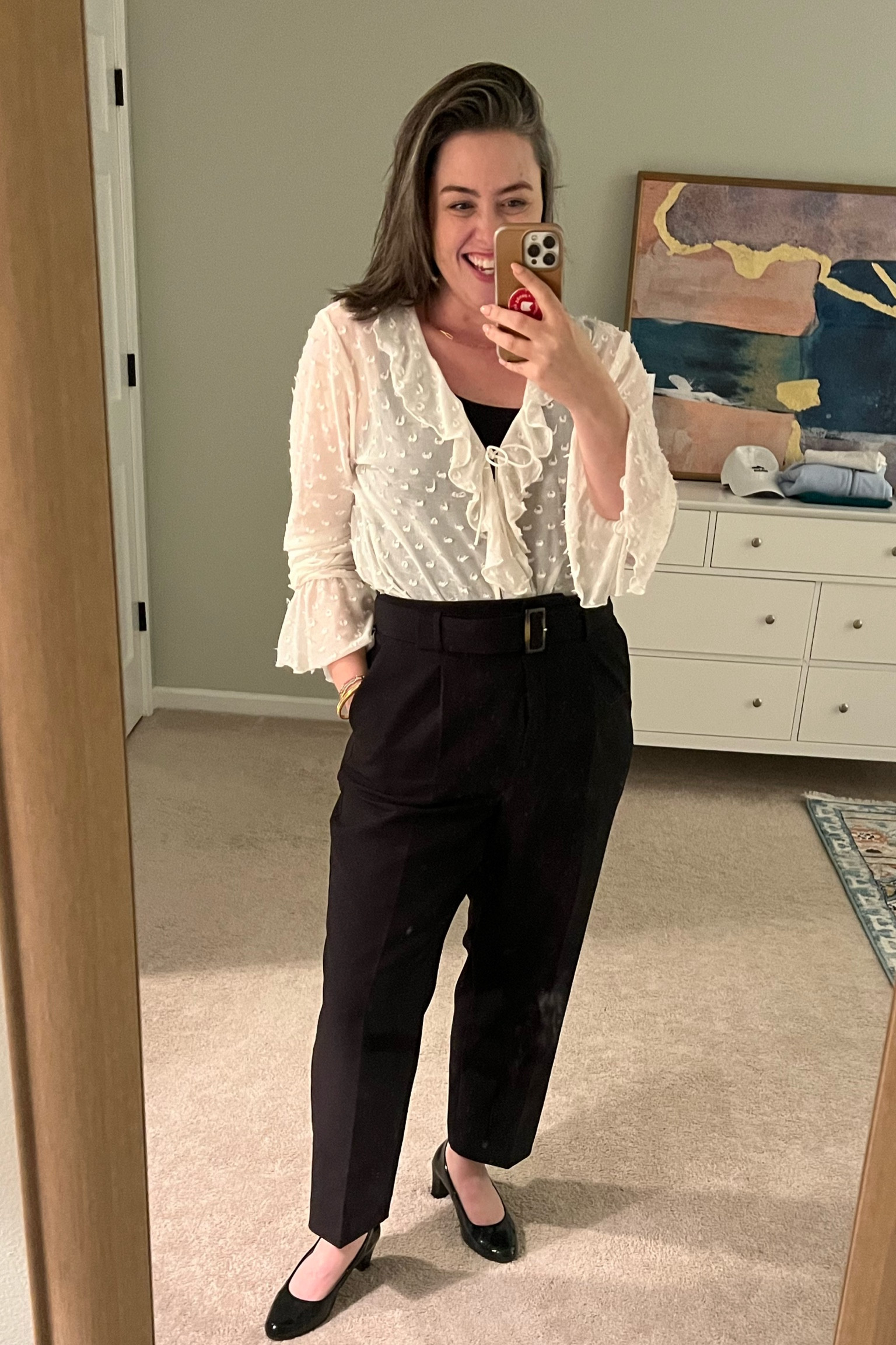 Work outfit + date night outfit! Best dress pants and midsize black pants - so flattering!

#LTKfindsunder100 #LTKworkwear #LTKmidsize