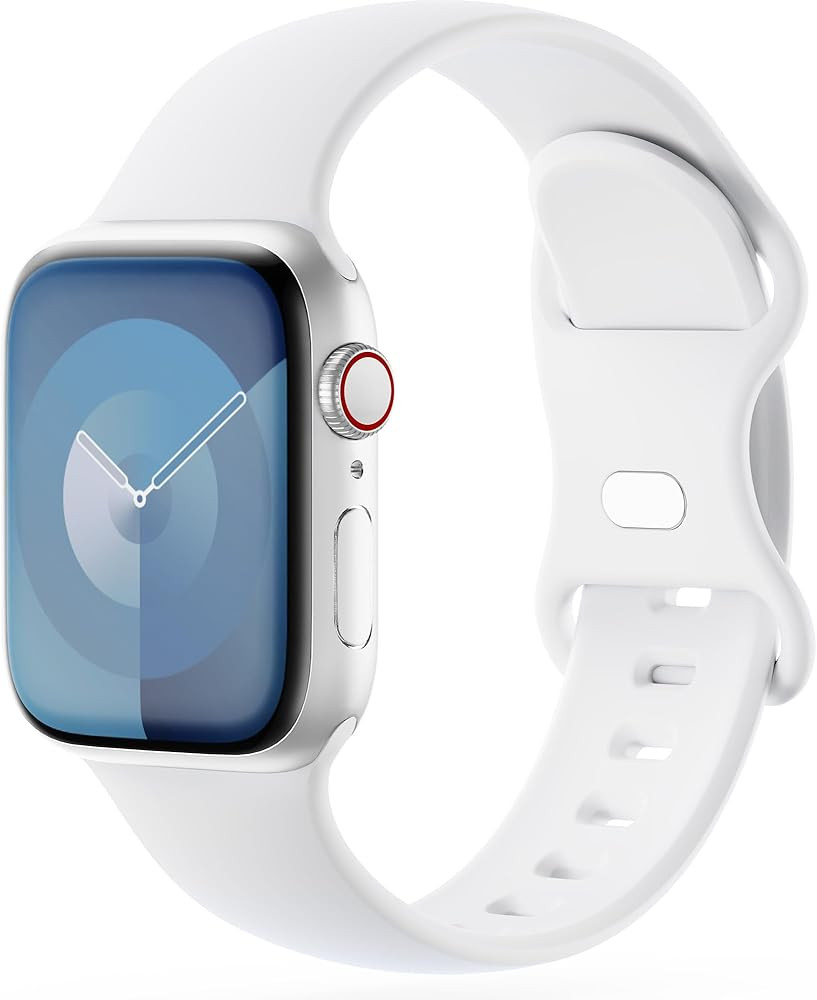 Silicone Sport Band Compatible with Apple Watch 41mm 40mm 38mm 45mm 44mm 42mm 49mm for Women Men,... | Amazon (US)