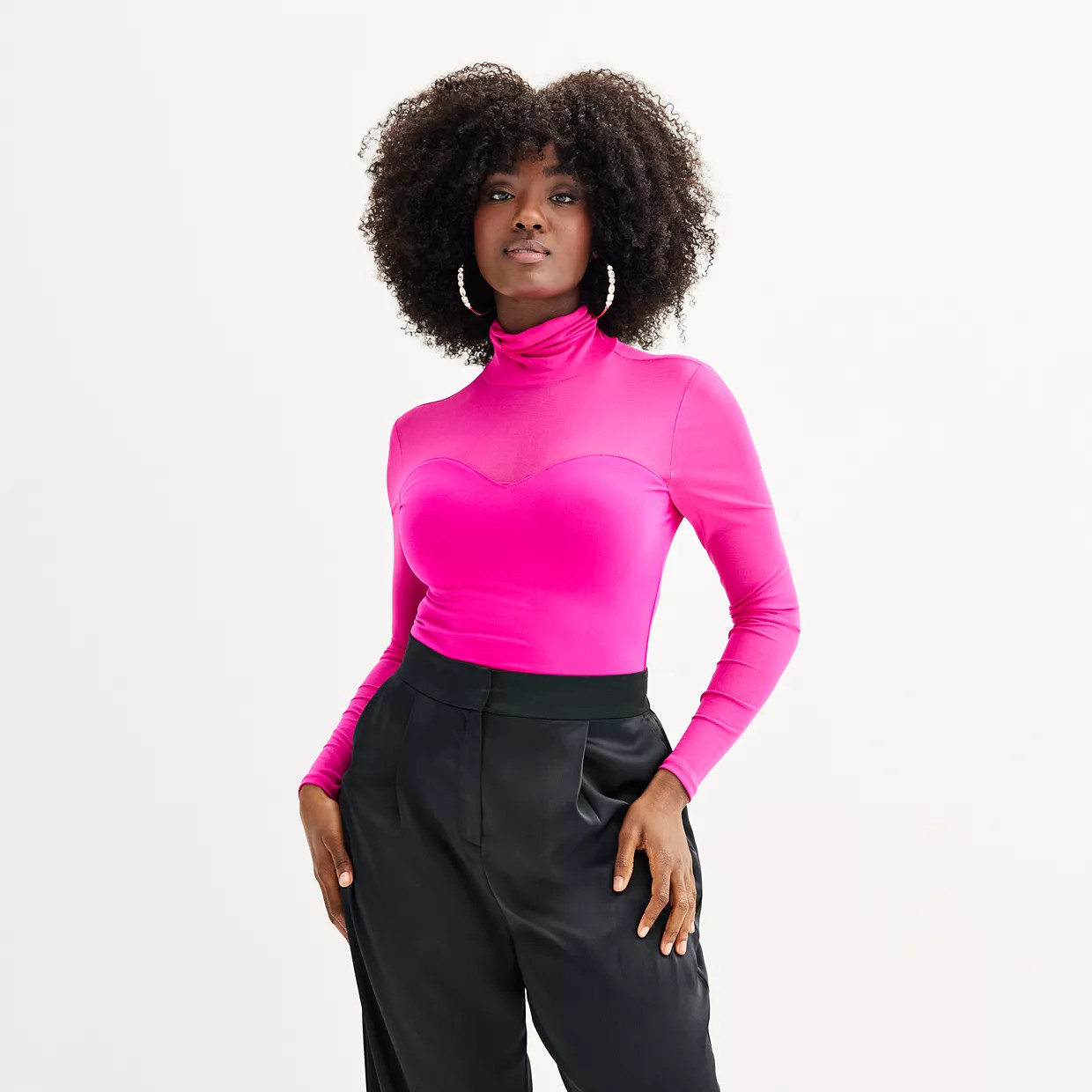 Women's INTEMPO™ Mesh Turtle Neck | Kohl's