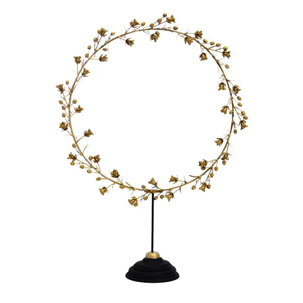 Bell Flower Wreath on Stand | Wayfair North America