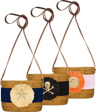 Charlotte Crossbody - Raffia Round | Lisi Lerch Inc