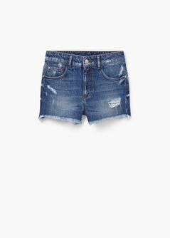 Medium denim shorts | MANGO (US)