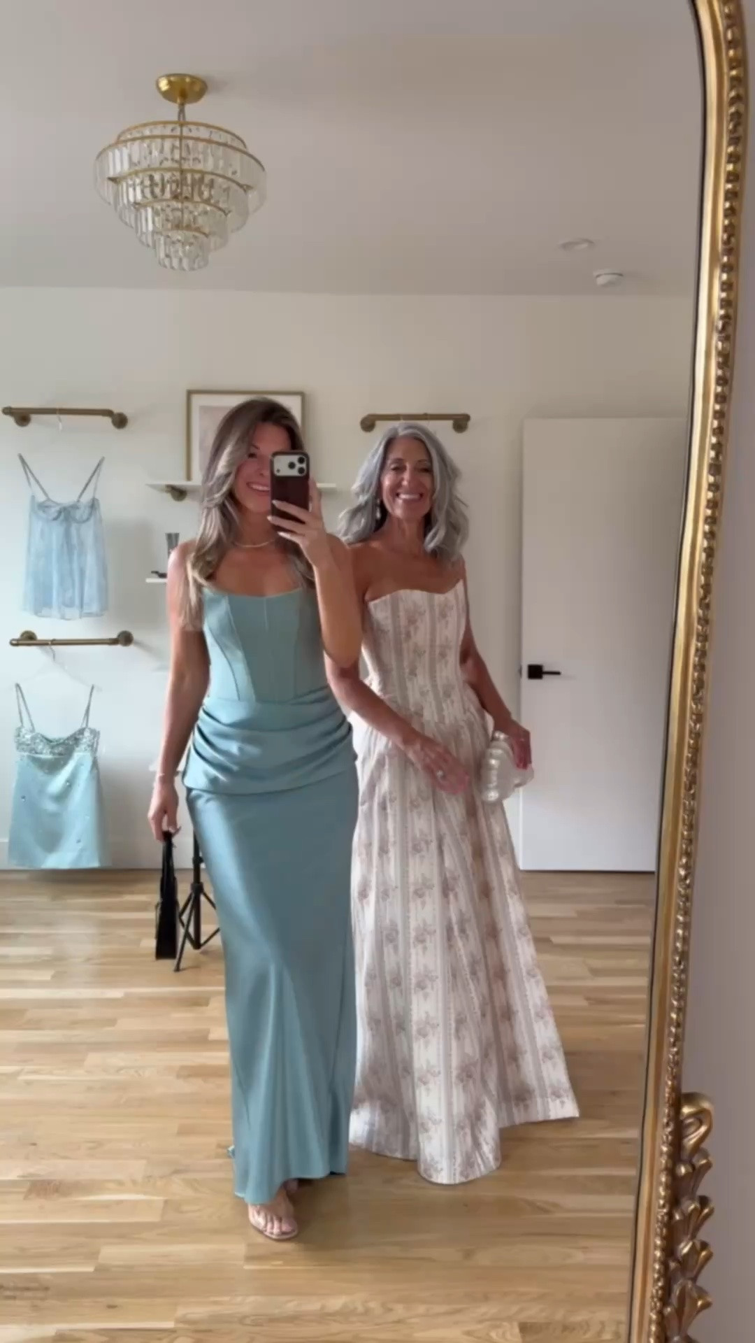 🤍 the corset moment that holds and flatters without a second thought.

A dusty blue structured corset column that skims and elongates with total effortless sophistication all evening long. 

A blush strapless corset ballgown with delicate floral detail and a full skirt that sweeps and moves with effortless romantic grace.

I wear a medium or 6. Emerson wears her usual small or 2.

Save this for your next invitation.

Share it with a friend who's shopping. 💌

#weddingguestdress #motherofthebride #springwedding #weddingseason2026 #occasiondress wedding guest dress summer

#LTKSeasonal #LTKOver40 #LTKWedding