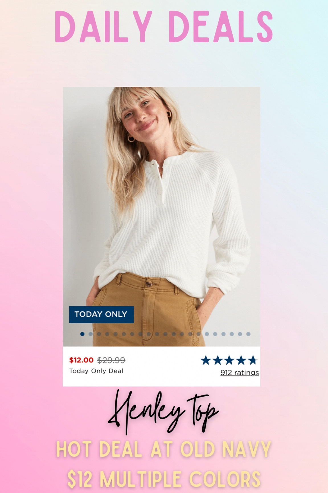 $12 Henley tops at Old Navy 
Perfect for layering! 

#LTKSeasonal #LTKunder50 #LTKsalealert