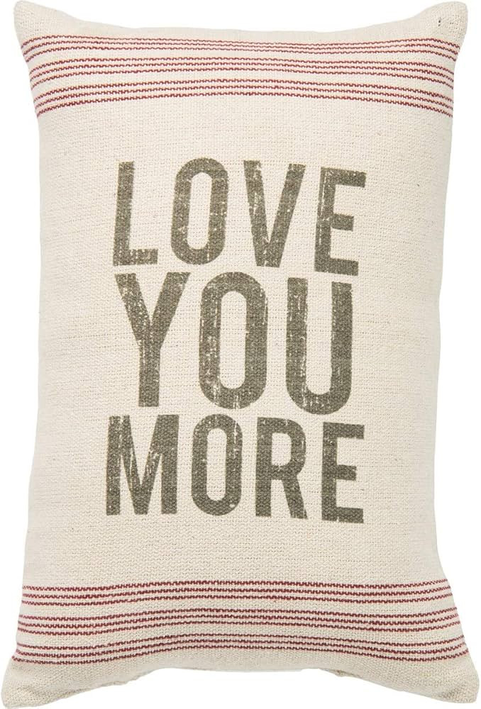 Primitives by Kathy 18293 Striped Pillow, 10" x 15.5", Love You More | Amazon (US)